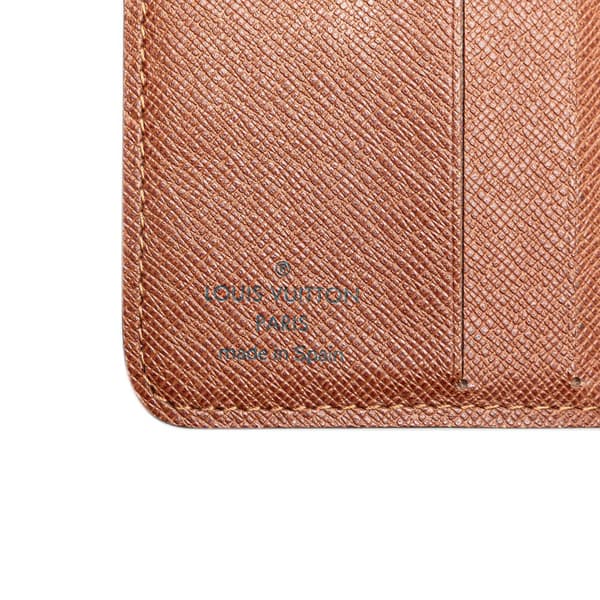 Pre-owned Louis Vuitton Monogram Bi-Fold Compact Wallet Brown
