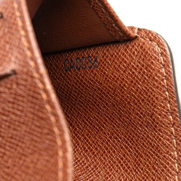 Pre-owned Louis Vuitton Monogram Bi-Fold Compact Wallet Brown