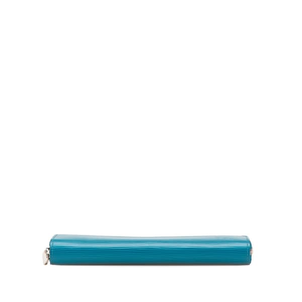 Pre-owned Louis Vuitton Epi Zippy Long Wallet Blue