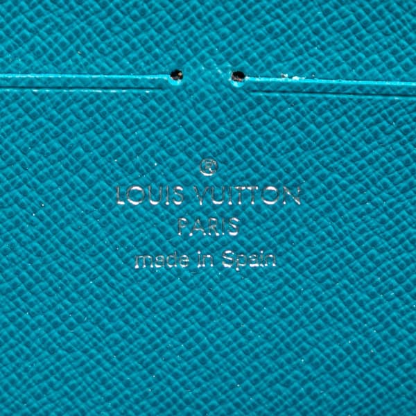 Pre-owned Louis Vuitton Epi Zippy Long Wallet Blue