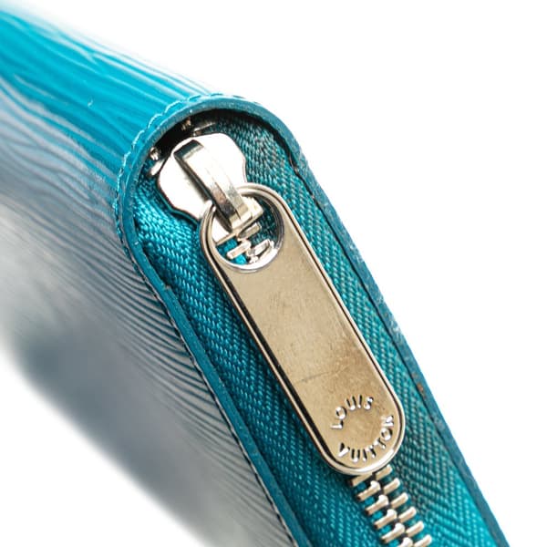 Pre-owned Louis Vuitton Epi Zippy Long Wallet Blue