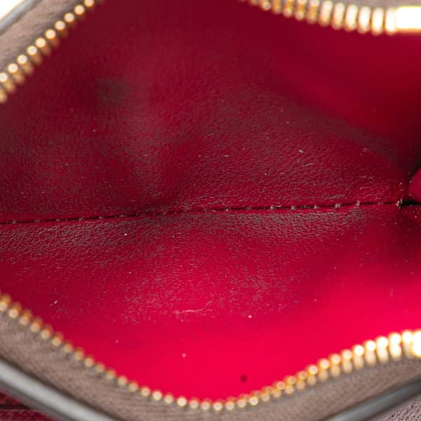Pre-owned Louis Vuitton Monogram Zoe Wallet Brown