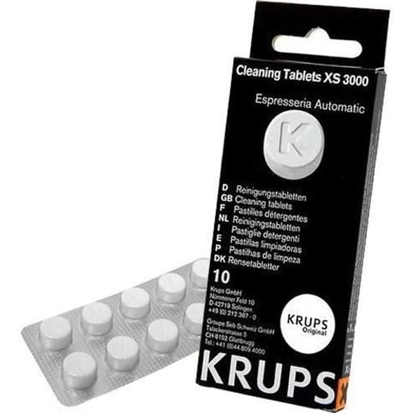 KRUPS XS3000 rengöringstabletter för KRUPS helautomatiska maskiner för helautomatiska maskiner EA82 och EA9000