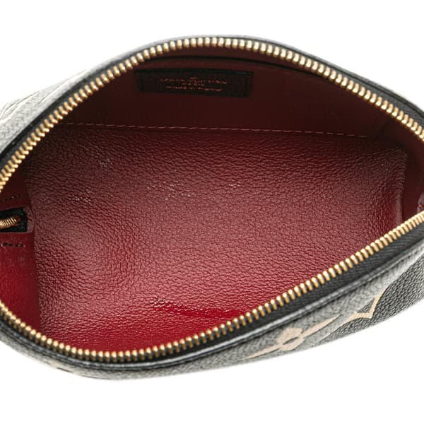 Pre-owned Louis Vuitton Bicolor Monogram Empreinte Giant Cosmetic Pouch Black