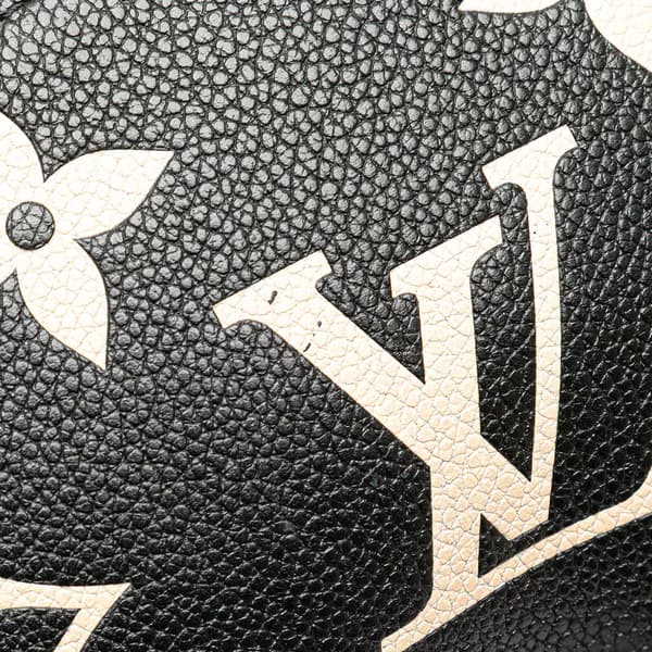 Pre-owned Louis Vuitton Bicolor Monogram Empreinte Giant Cosmetic Pouch Black