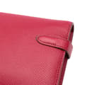 Miniatyrbild 10 av 10: Pre-owned Hermès Epsom Kelly Longue Wallet Red