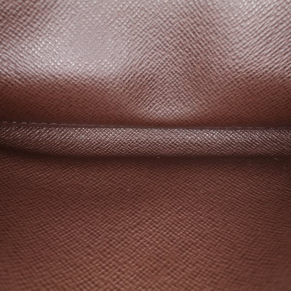Pre-owned Louis Vuitton Damier Ebene Sarah Wallet Brown