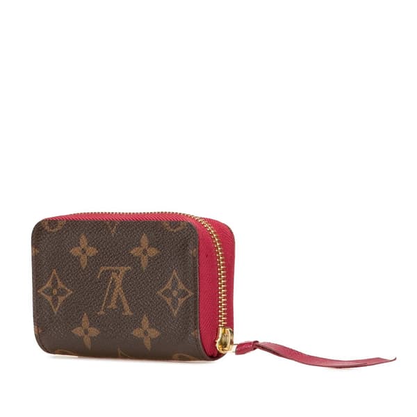 Pre-owned Louis Vuitton Monogram Zippy Multicartes Wallet Brown