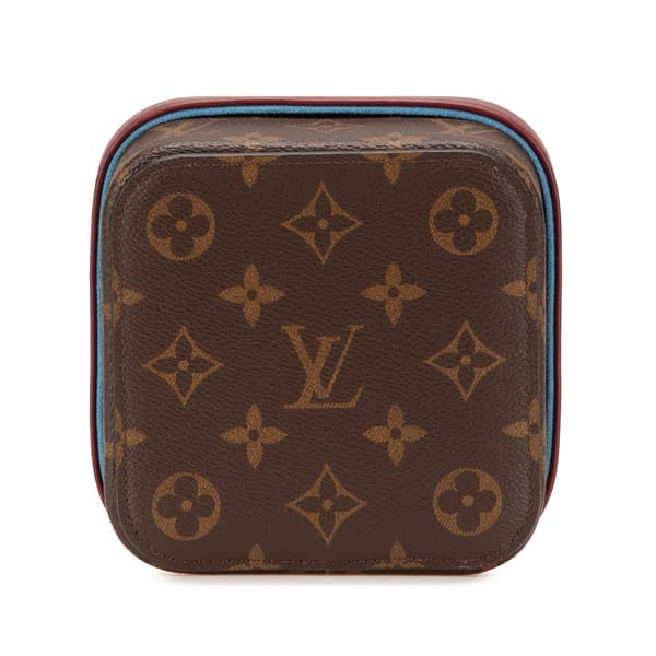 Pre-owned Louis Vuitton Monogram Boite Camille Box MM Brown