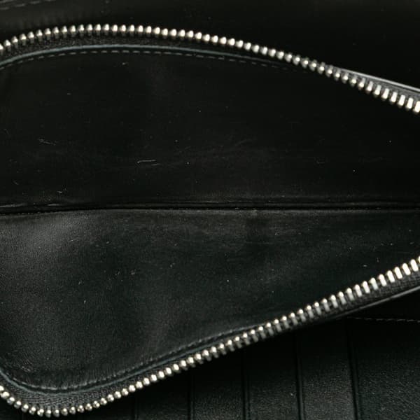 Pre-owned LOEWE Puzzle Edge Zipped Open Wallet Gray
