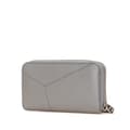 Miniatyrbilde 2 av 10: Pre-owned LOEWE Puzzle Edge Zipped Open Wallet Gray