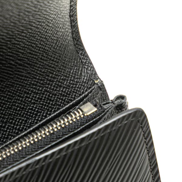 Pre-owned Louis Vuitton Epi Twist Wallet Black