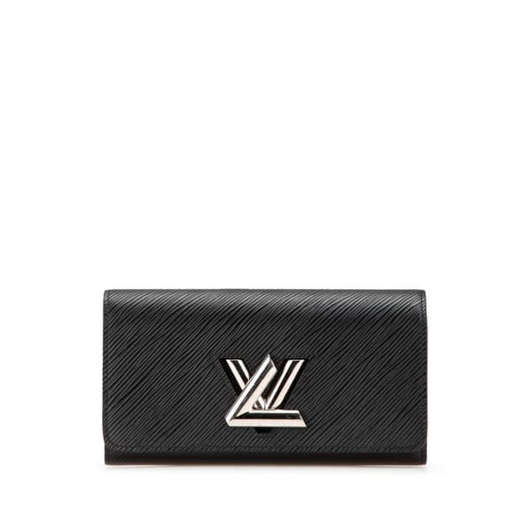Pre-owned Louis Vuitton Epi Twist Wallet Black