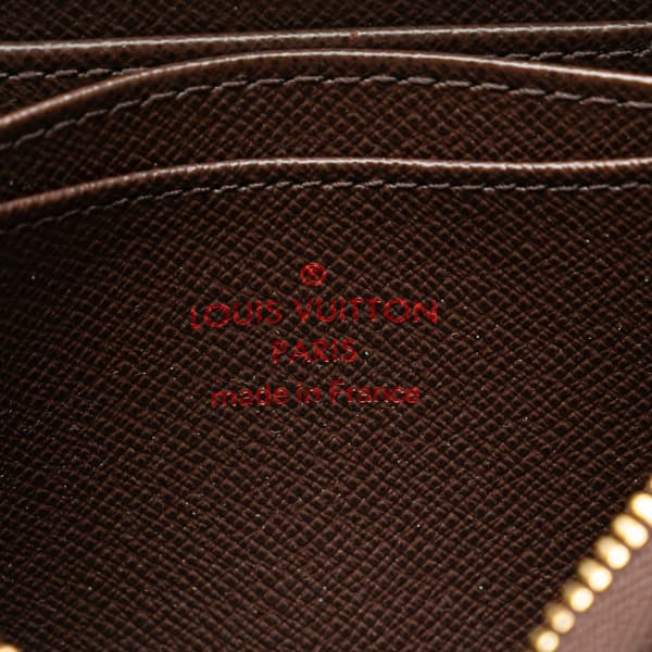 Pre-owned Louis Vuitton Damier Ebene Zippy Coin Purse Brown
