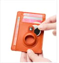 Pikkukuva 4 / 4: INF Tyylikäs RFID-suojattu Airtag-korttikukkaro Oranssi