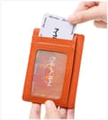Pikkukuva 2 / 4: INF Tyylikäs RFID-suojattu Airtag-korttikukkaro Oranssi