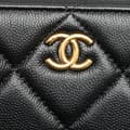 Pikkukuva 9 / 10: Pre-owned Chanel CC Quilted Caviar Pouch Black