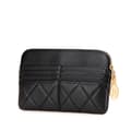 Pikkukuva 2 / 10: Pre-owned Chanel CC Quilted Caviar Pouch Black