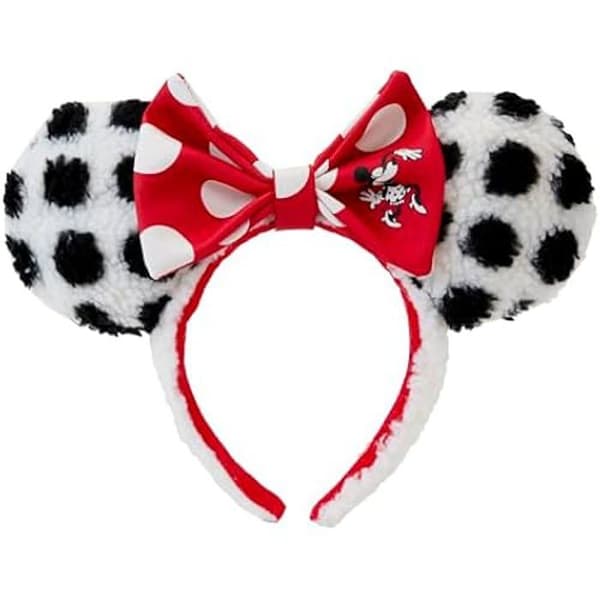 Hårband - LOUNGEFLY - Minnie Rocks The Dots - PVC/syntetiskt läder - 22x7x17 cm - Barn