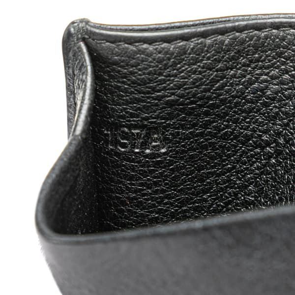 Pre-owned Prada Leather Card Case Black
