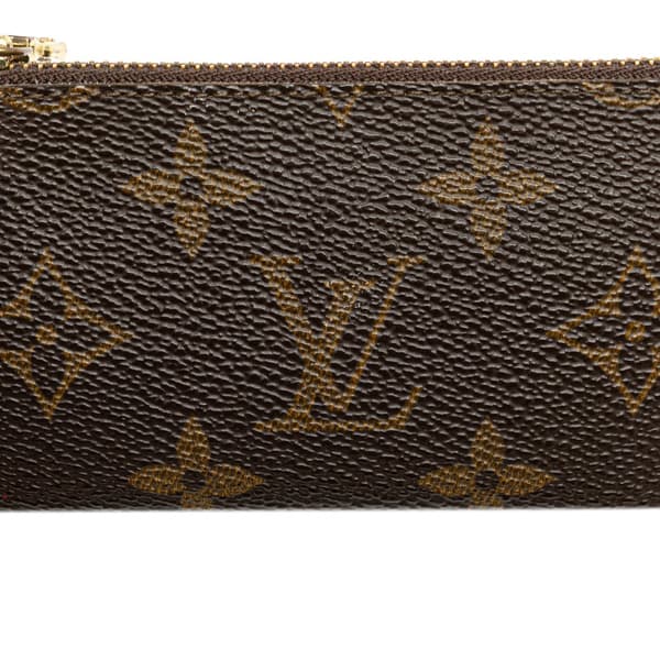 Pre-owned Louis Vuitton Monogram Key Pouch Brown