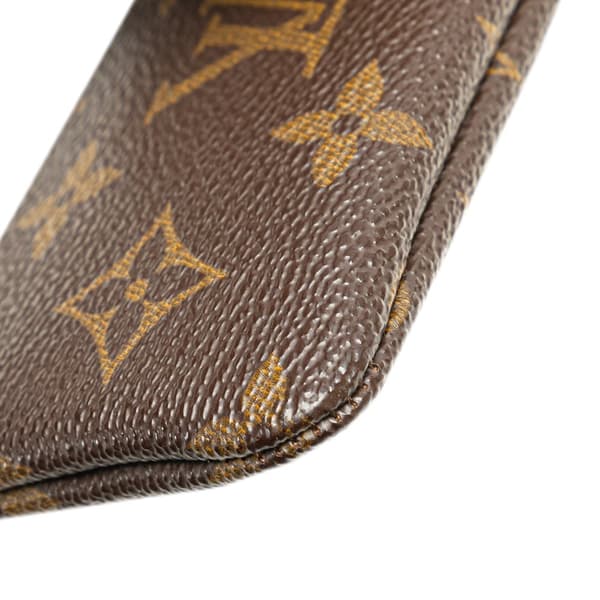 Pre-owned Louis Vuitton Monogram Key Pouch Brown