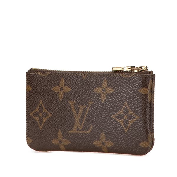 Pre-owned Louis Vuitton Monogram Key Pouch Brown