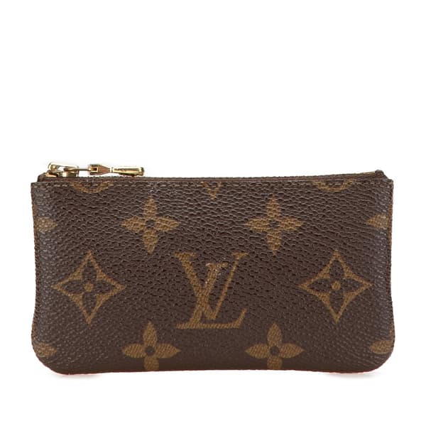 Pre-owned Louis Vuitton Monogram Key Pouch Brown