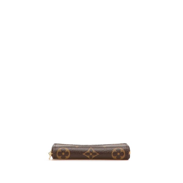 Pre-owned Louis Vuitton Monogram Zippy Coin Purse Brown