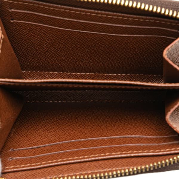 Pre-owned Louis Vuitton Monogram Zippy Coin Purse Brown