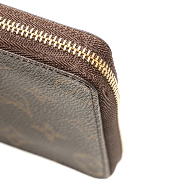Pre-owned Louis Vuitton Monogram Zippy Coin Purse Brown