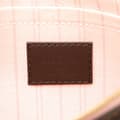 Miniatyrbilde 5 av 10: Pre-owned Louis Vuitton Damier Ebene Neverfull Pouch MM Brown