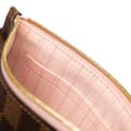 Miniatyrbilde 9 av 10: Pre-owned Louis Vuitton Damier Ebene Neverfull Pouch MM Brown