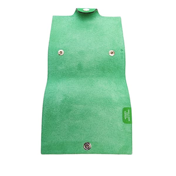 Pre-owned Hermès Togo Ulysse Notebook Cover TPM Green