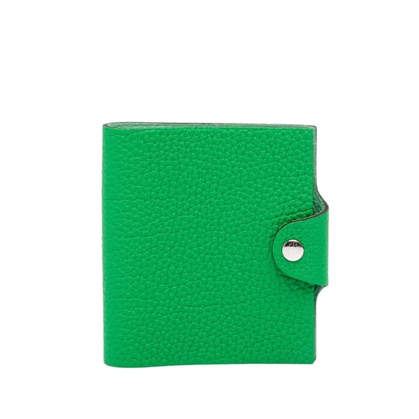Pre-owned Hermès Togo Ulysse Notebook Cover TPM Green