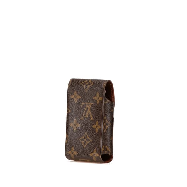 Pre-owned Louis Vuitton Monogram Cigarette Case Brown