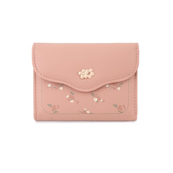 INF Snygg Miniplånbok för Kvinnor - Kompakt & Lättviktig PU Rosa