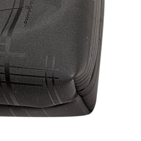 Pre-owned Ferragamo Nylon Zip Pouch Black