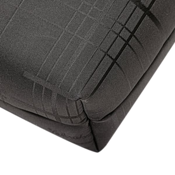 Pre-owned Ferragamo Nylon Zip Pouch Black