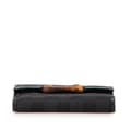 Miniatyrbillede 3 af 10: Pre-owned Gucci GG Canvas Bamboo Compact Wallet Black