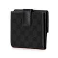 Miniatyrbillede 2 af 10: Pre-owned Gucci GG Canvas Bamboo Compact Wallet Black