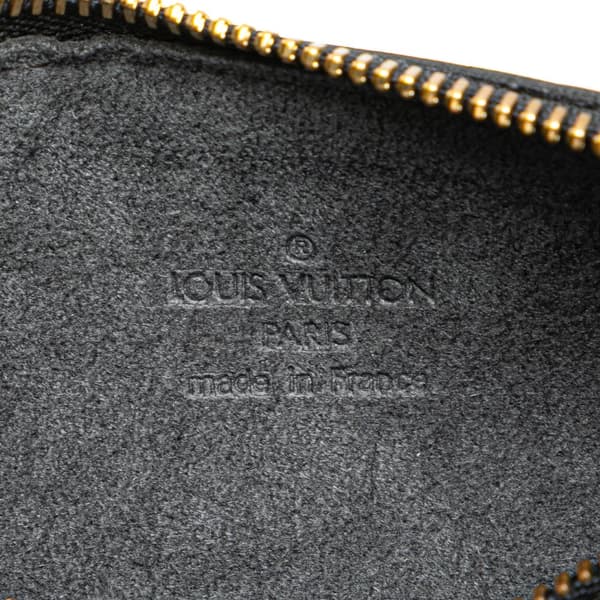 Pre-owned Louis Vuitton Epi Soufflot Pochette Black