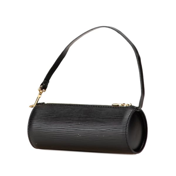 Pre-owned Louis Vuitton Epi Soufflot Pochette Black
