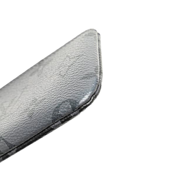 Pre-owned Louis Vuitton Monogram Eclipse Reverse Pochette Cles Gray