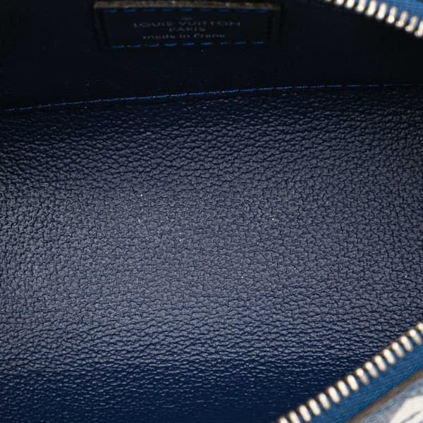 Pre-owned Louis Vuitton Monogram Giant Escale Cosmetic Pouch Blue