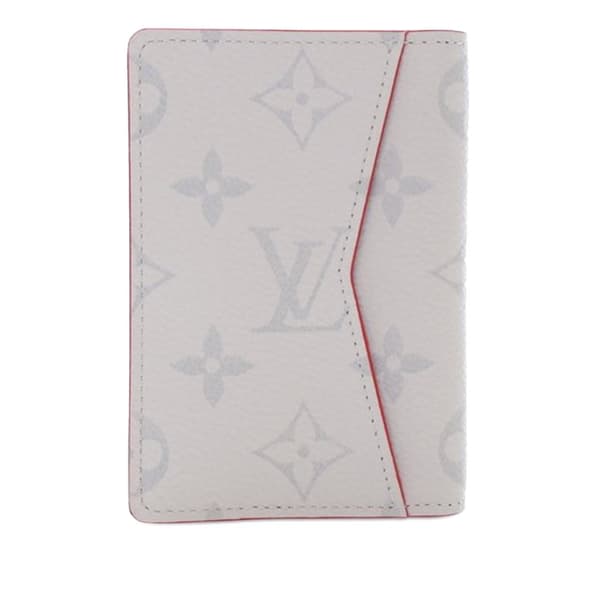 Pre-owned Louis Vuitton NBA Monogram Pocket Organizer White