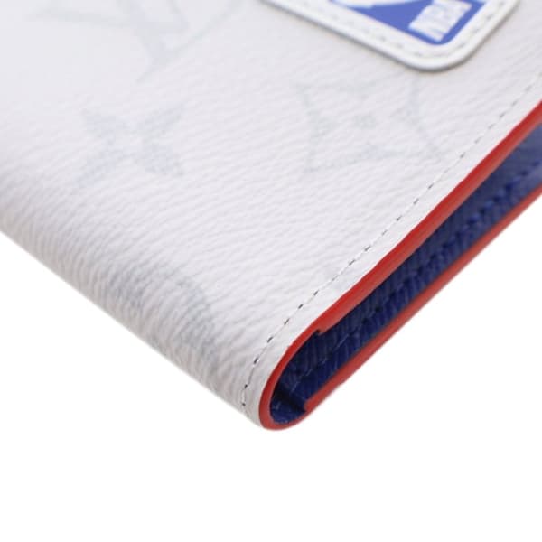Pre-owned Louis Vuitton NBA Monogram Pocket Organizer White