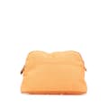 Miniatyrbillede 1 af 10: Pre-owned Hermès Toile Bolide Trousse de Voyage PM Orange
