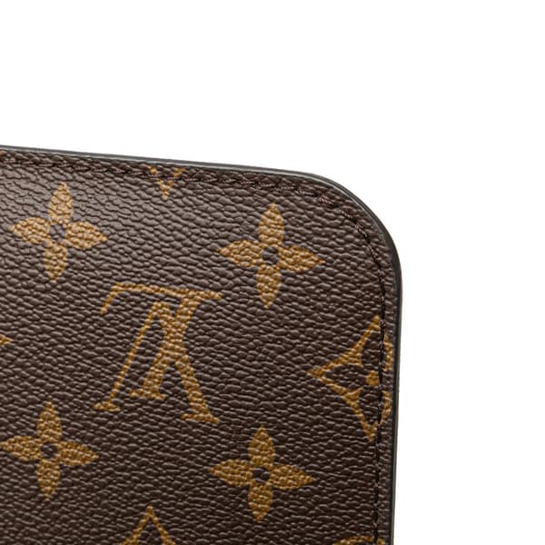 Pre-owned Louis Vuitton Monogram Neverfull Pouch Brown