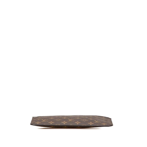 Pre-owned Louis Vuitton Monogram Neverfull Pouch Brown